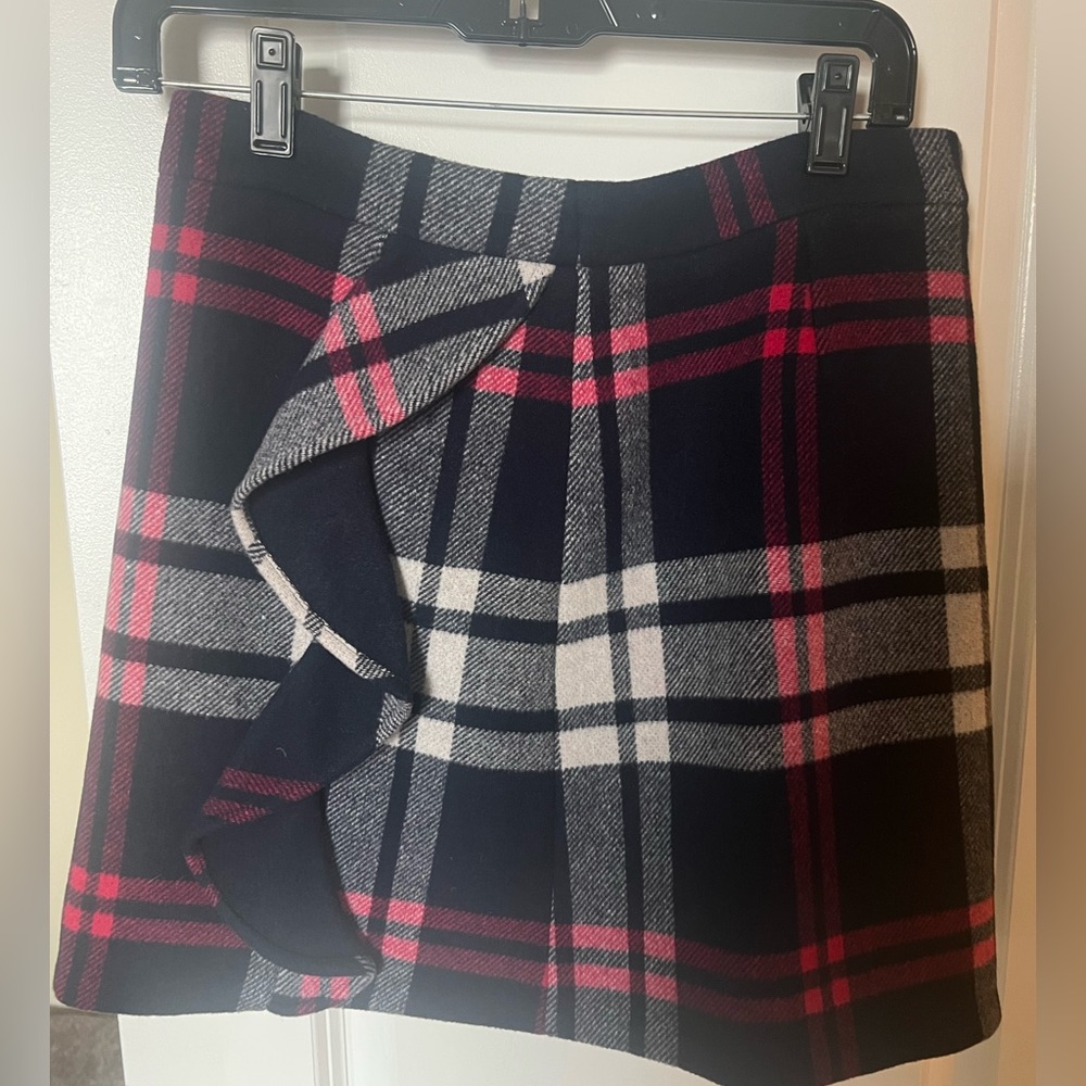 J.Crew mini skirt plaid
